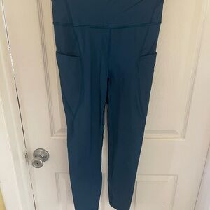 Lululemon Blue High-Waisted Leggings - Size 6